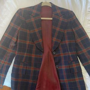 Vintage Tartan Blazer